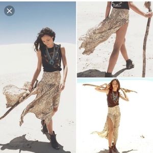 Spell & the Gypsy Small Aloha Python maxi skirt